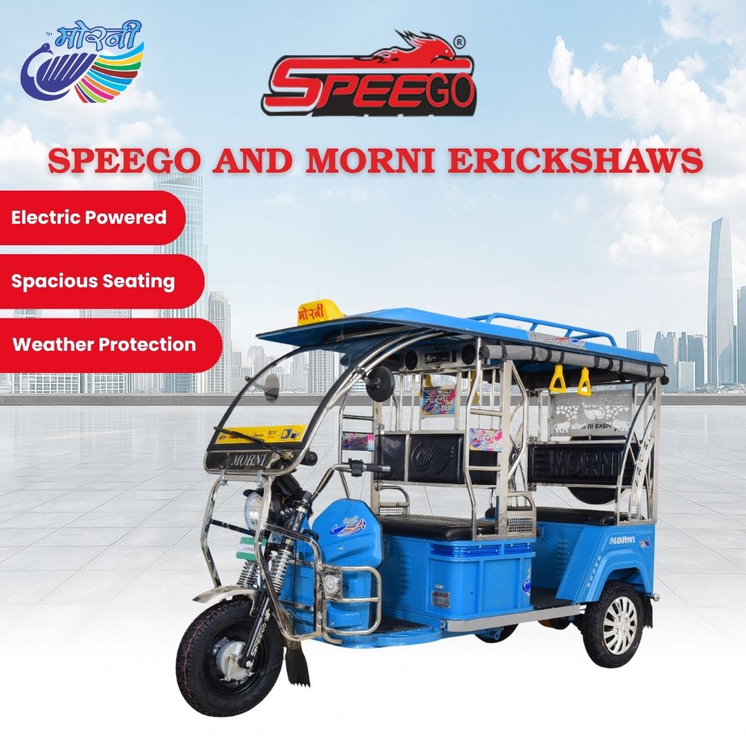 Morni DLX Steel  E Rickshaws Manufacturer in India